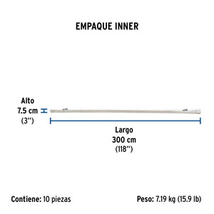 Tubo de 1/2
