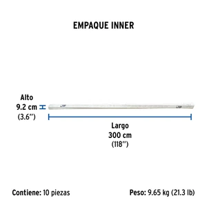 Tubo de 3/4