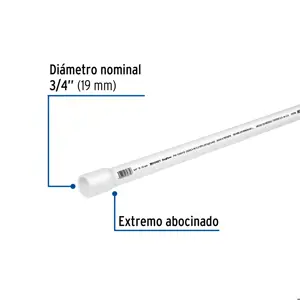 Tubo de 3/4
