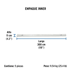 Tubo de 1-1/2