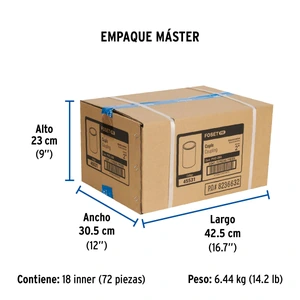Cople de PVC cédula 40 de 2