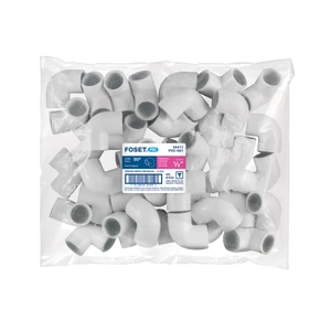 Codo 90° de PVC de 1/2