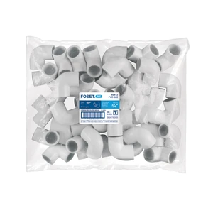Codo 90° de PVC de 3/4