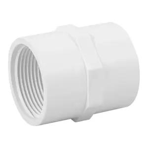 45548 / PVC-604 Adaptador hembra de PVC 1-1/4