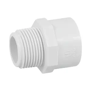 45430 / PVC-612 Adaptador macho de PVC de 3/4