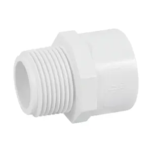 45431 / PVC-613 Adaptador macho de PVC de 1