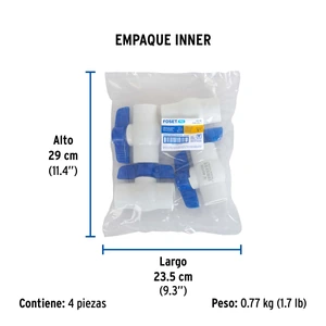Válvula de esfera de PVC 1