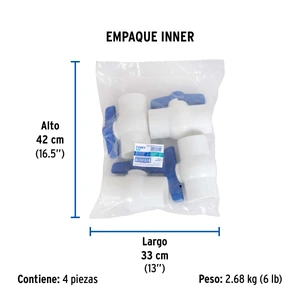 Válvula de esfera de PVC 2