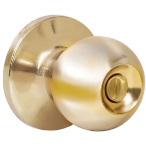 Prolok-15POP / 15POP Pomo cilíndrico bola función baño, latón brillante, llave estándar, blíster Prolok