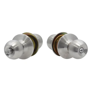 Prolok-20POP / 20POP Pomo cilíndrico bola para constructora función baño, acero inoxidable, llave std, caja Prolok