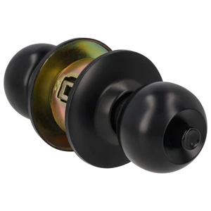 Prolok-45POP / 45POP Pomo cilíndrico bola función baño, acero negro, llave estándar Prolok