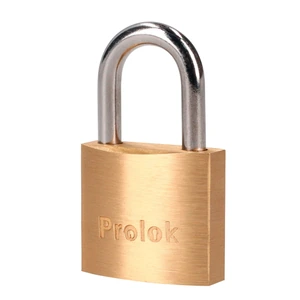 Prolok-L18S25EB / L18S25EB Candado de latón sólido corto 25 mm, llave estándar Prolok