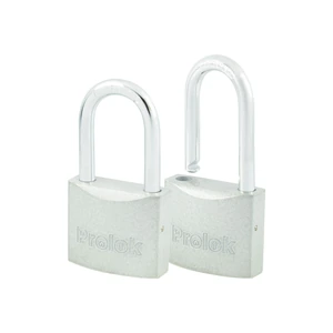 Prolok-P22L452 / P22L452 Juego de candados de acero largos 45 mm, llave estándar, 2 piezas Prolok