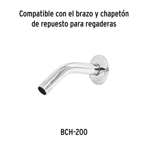 Regadera cromo 4