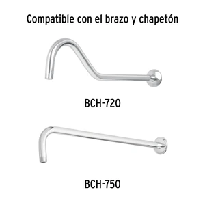 Foset Regadera cromo 8