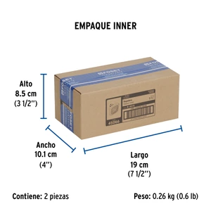 Regadera cuadrada de ABS 3-3/4