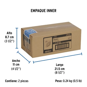 Foset Regadera cuadrada de ABS 3-3/4