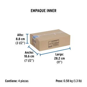 Regadera cuadrada ABS 4