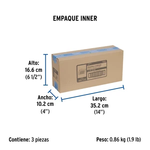 Regadera cuadrada ABS 6