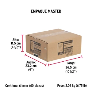 Fiero Bolsa con 50 remaches 1/8