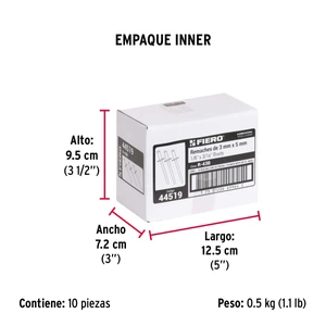 Fiero Bolsa con 50 remaches 1/8