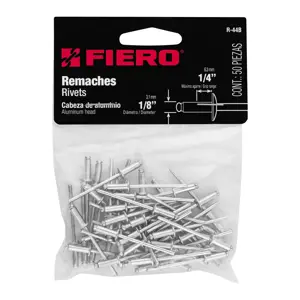 44520 / R-44B Fiero Bolsa con 50 remaches 1/8