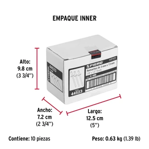 Fiero Bolsa con 50 remaches 1/8