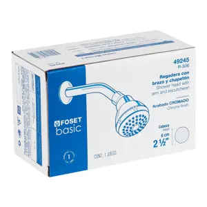 49245 / R-506 Foset Regadera redonda 2-1/2