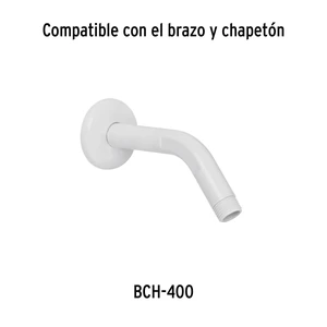 Foset Regadera redonda de ABS 2-1/2
