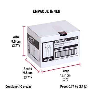 Fiero Bolsa c/50 remaches 5/32