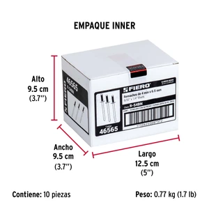 Fiero Bolsa c/50 remaches 5/32