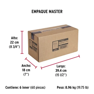 Fiero Bolsa con 50 remaches 3/16