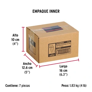Fiero Bolsa con 50 remaches de 1/4