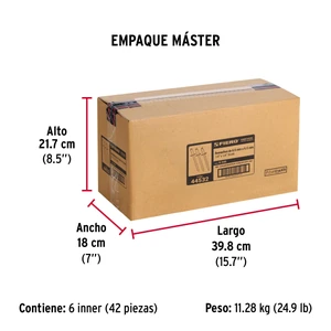 Fiero Bolsa con 50 remaches de 1/4