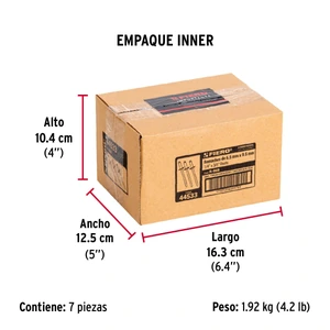 Fiero Bolsa con 50 remaches de 1/4