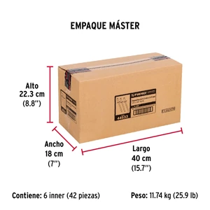 Fiero Bolsa con 50 remaches de 1/4
