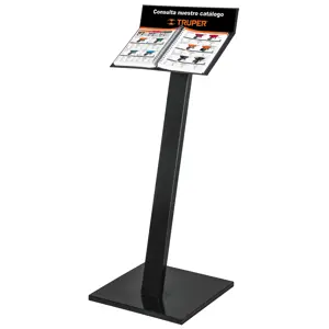 53005 / R-CATA-P Rack de piso para consulta de catálogo de uso rudo, Truper