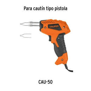 Juego de 2 puntas para cautín tipo pistola CAU-50, Truper