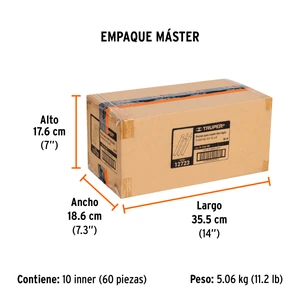 Truper Blíster con 3 puntas de repuesto p/cautín tipo lápiz CAU-80