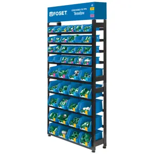 55861 / R-CV-FOS Rack con conexiones de PPR, Foset