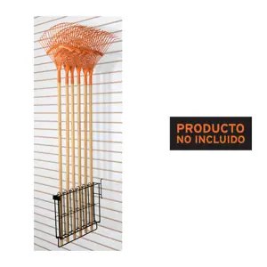 50216 / R-EM Rack para escobas metálicas, Truper