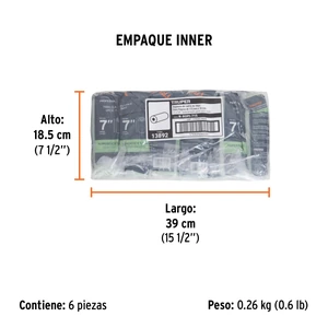 Truper Felpa para rodillo 7