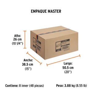Truper Felpa p/rodillo, microfibra 9x3/8