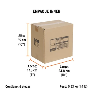 Truper Felpa para rodillo, esponja 9 x 3/4