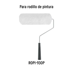 Felpa para rodillo, 9x1-1/4,superficies extra rugosas,Pretul