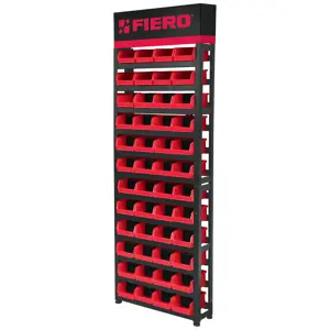 Rack modular para tornillos c/48 gavetas s/producto, Fiero