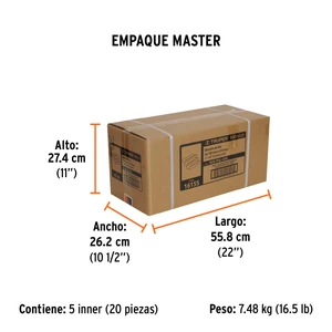 Truper Caja con 3 bandas de lija 4