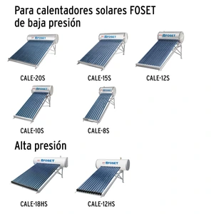 Empaque guardapolvo para calentador solar, 58mm, Foset