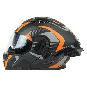 CASCO ABATIBLE R7 RACING SHELL DOBLE MICA DOT S GRS/NJA