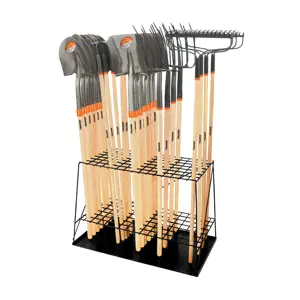 Rack de piso para herramientas de mango largo, Truper